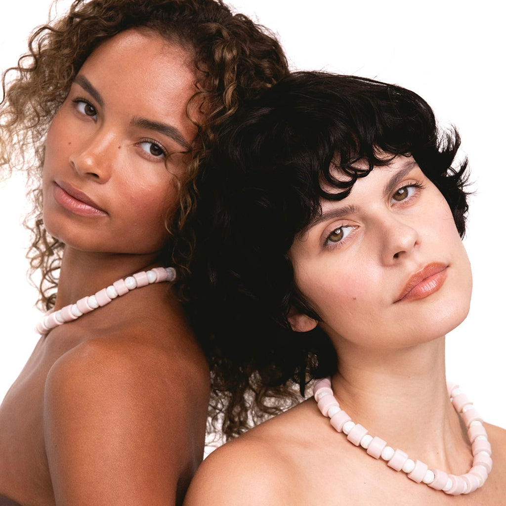 BLUSH & MOTHER OF PEARL SUNDRY.  BEAD ONE.