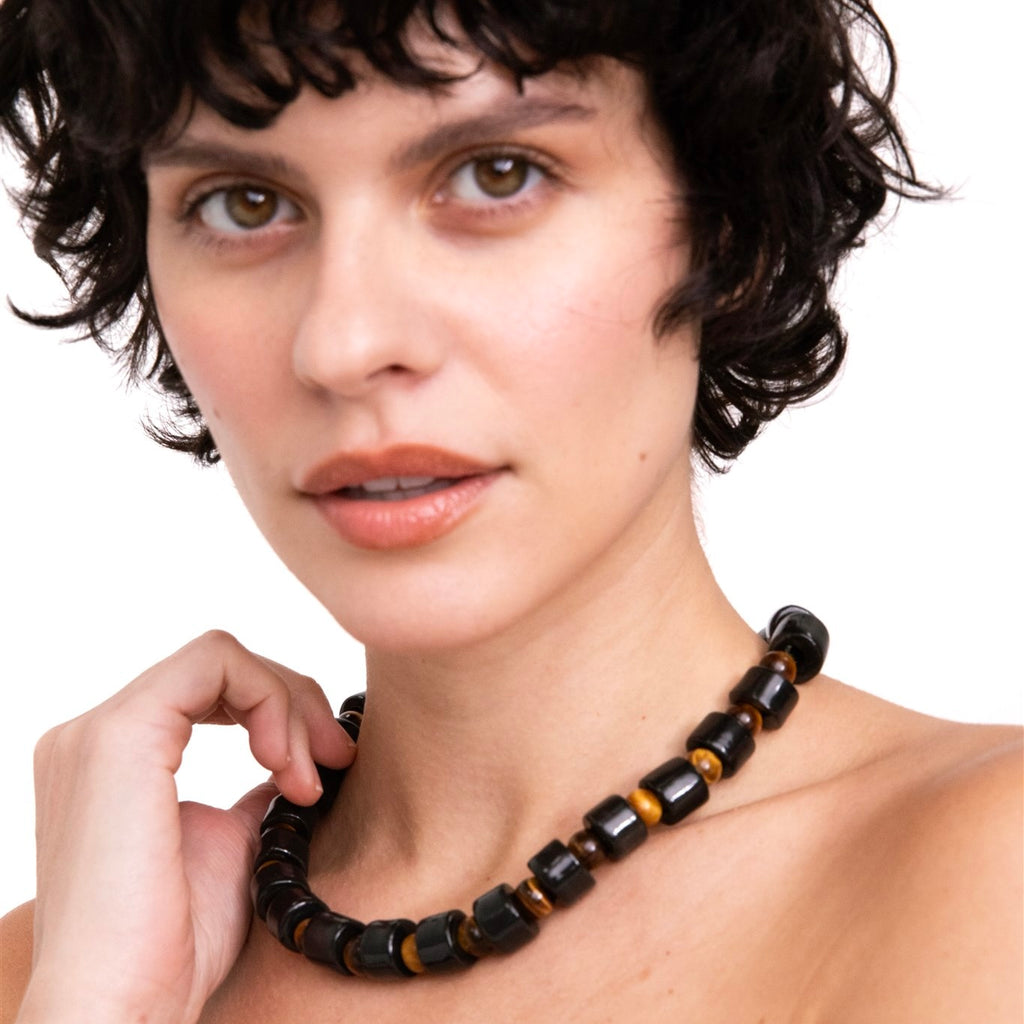 TAP & TIGERS EYE SUNDRY.  BEAD TWO.