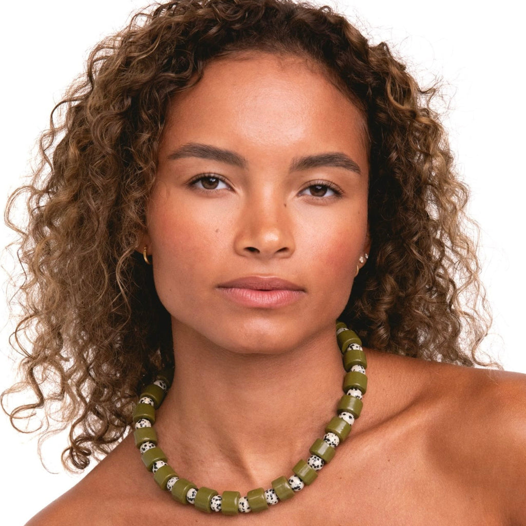 CADETTE & DALMATIAN JASPER SUNDRY.  BEAD TWO.
