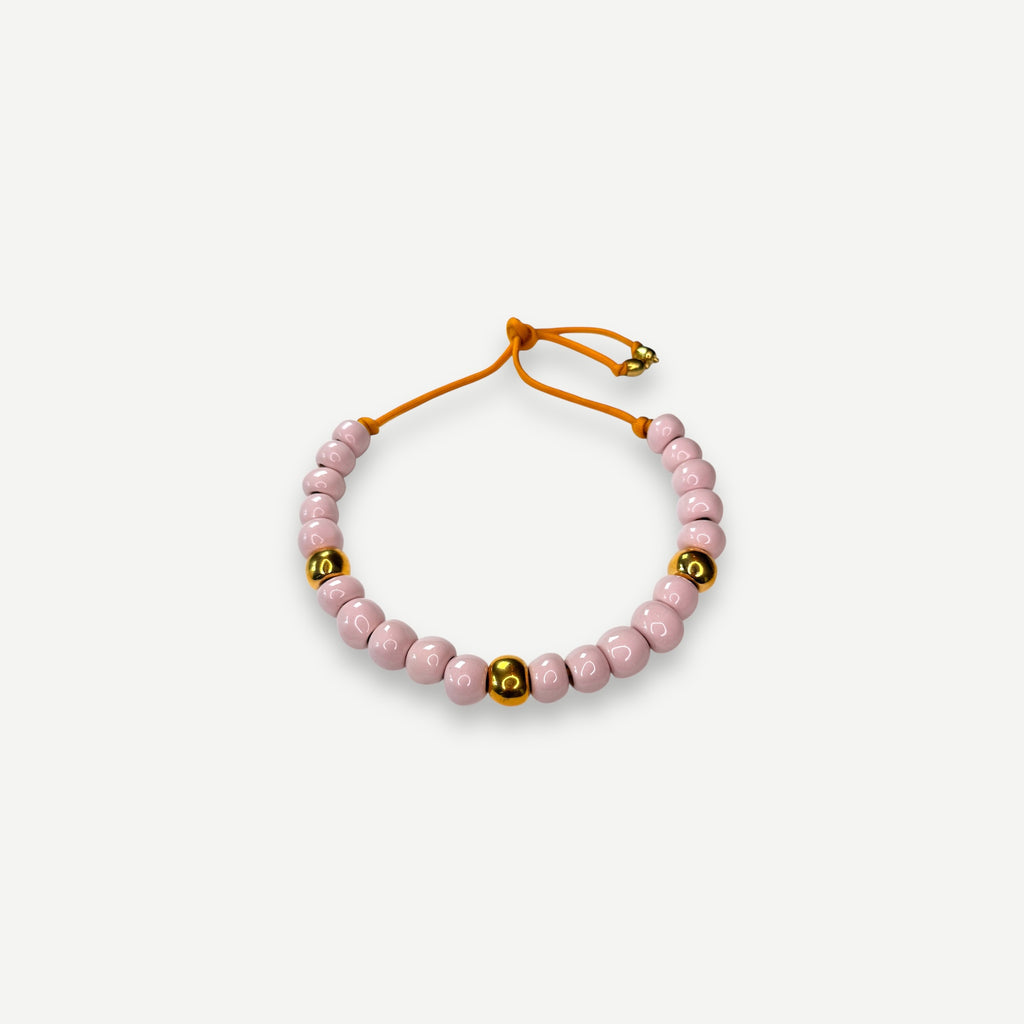 BLUSH & KARAT.  BUBBLE BEAD.