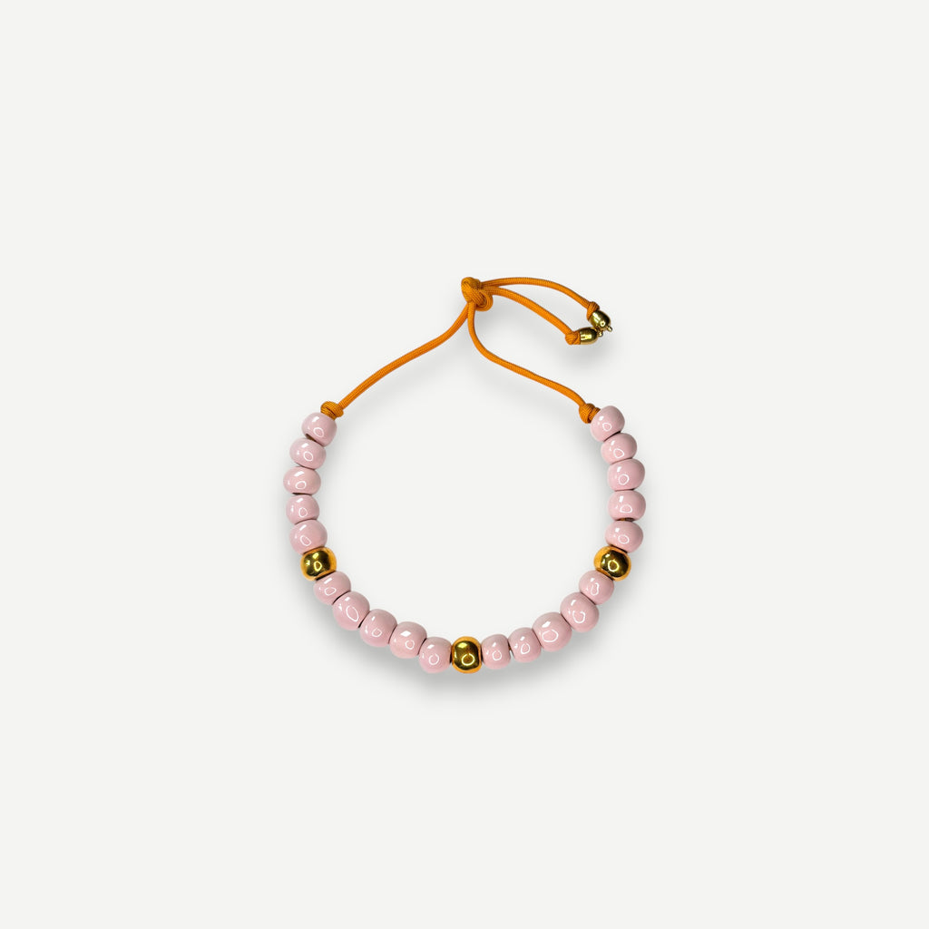 BLUSH & KARAT.  BUBBLE BEAD.