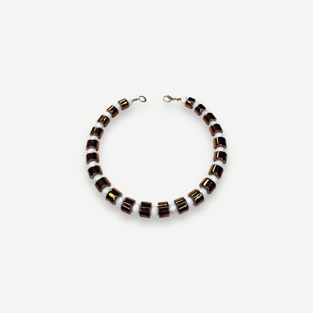 PENNY & MOTHER OF PEARL SUNDRY.  BEAD TWO.