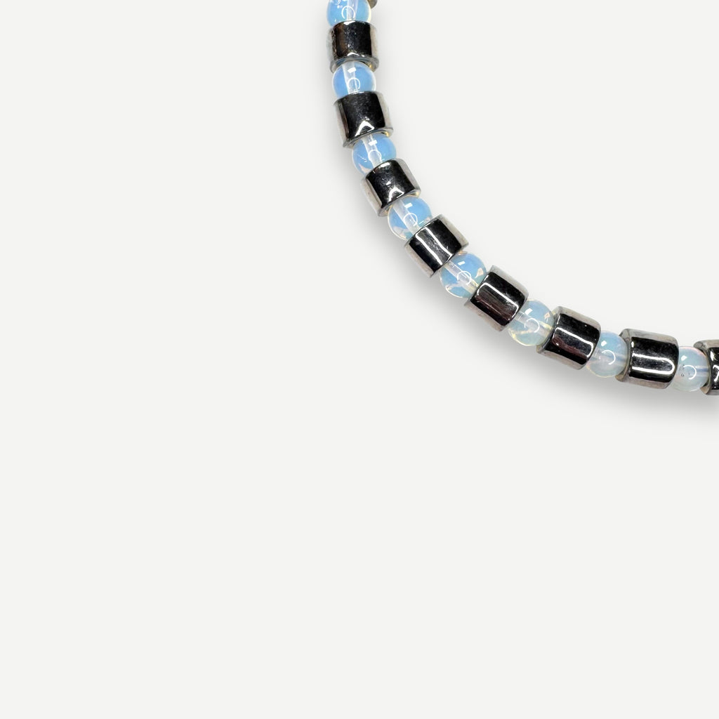 COIN & OPALITE SUNDRY.  BEAD ONE.