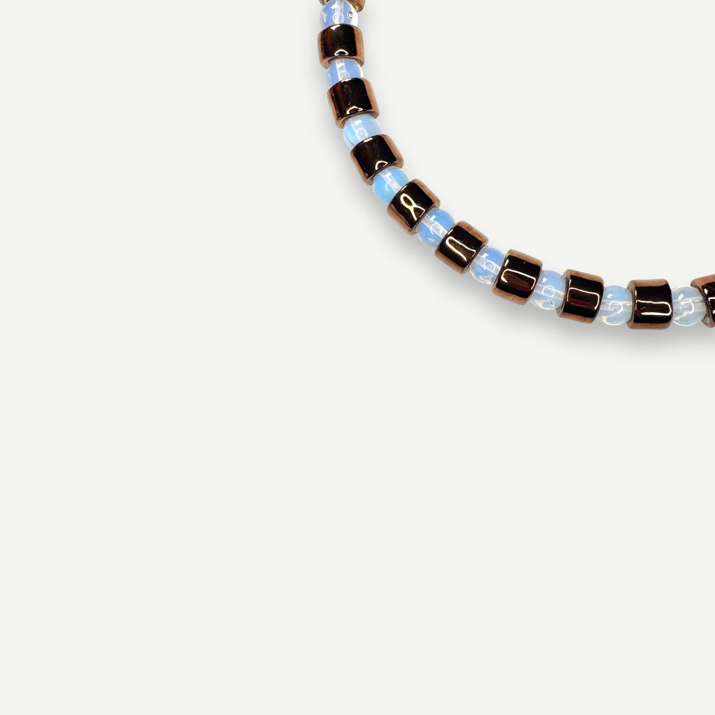 PENNY & OPALITE SUNDRY.  BEAD ONE.