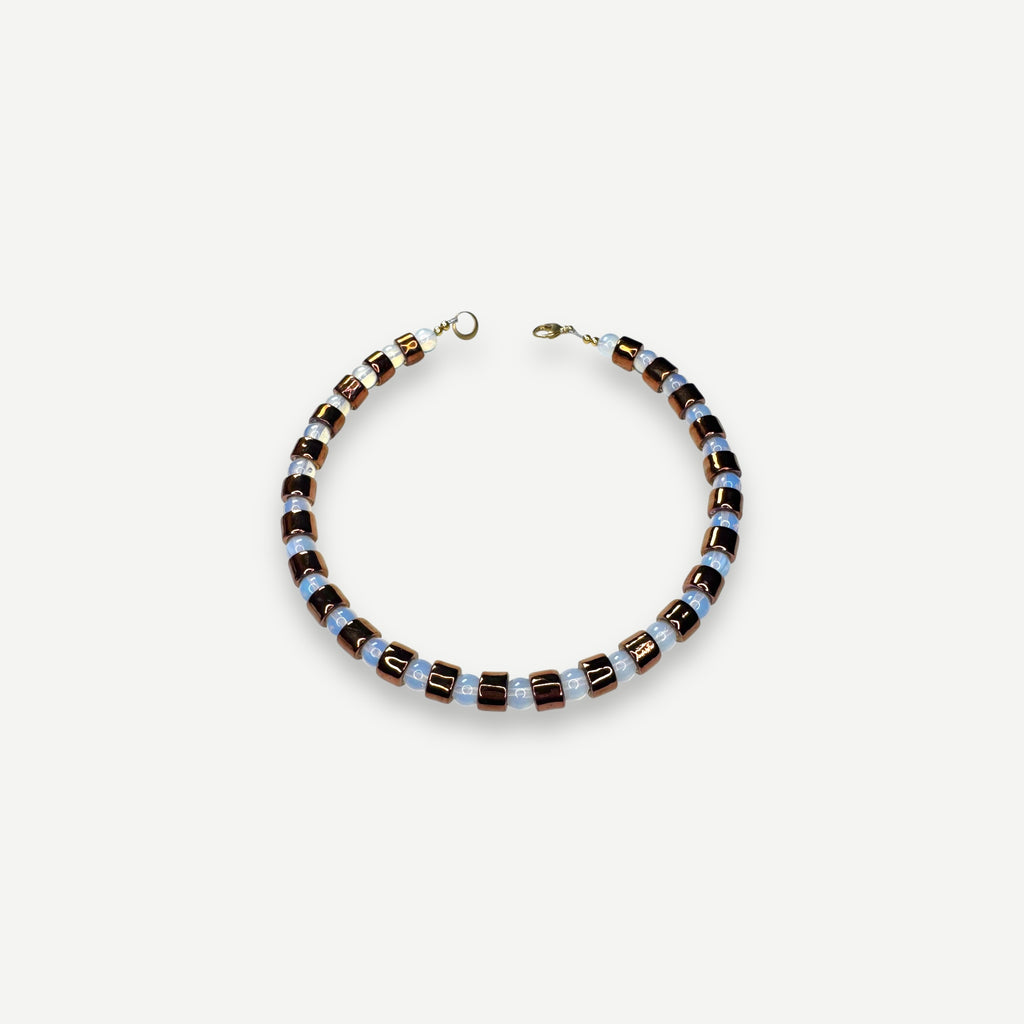 PENNY & OPALITE SUNDRY.  BEAD ONE.