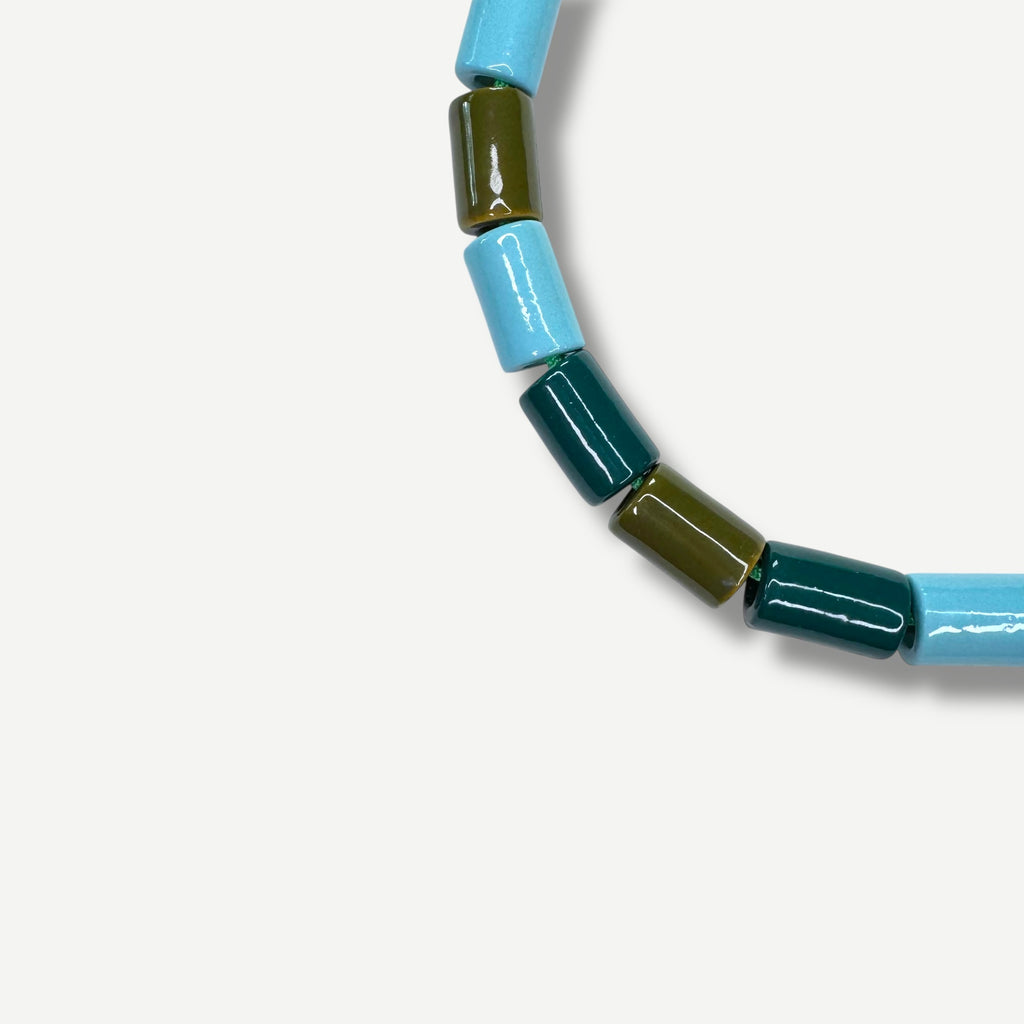 POOL, BOTTLE & CADETTE CANDY.  BEAD FIVE.