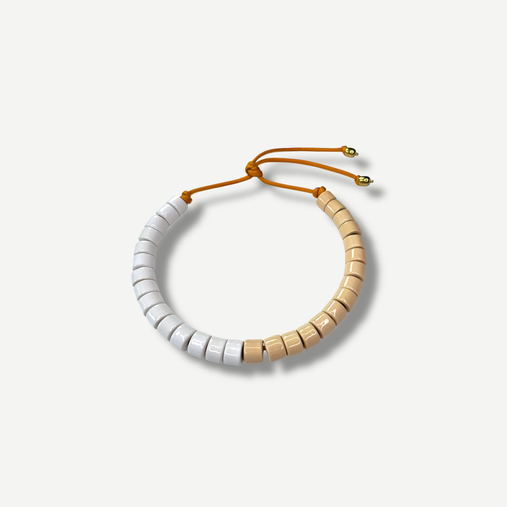 CREPE & BLANK SPLIT CANDY.  BEAD TWO.