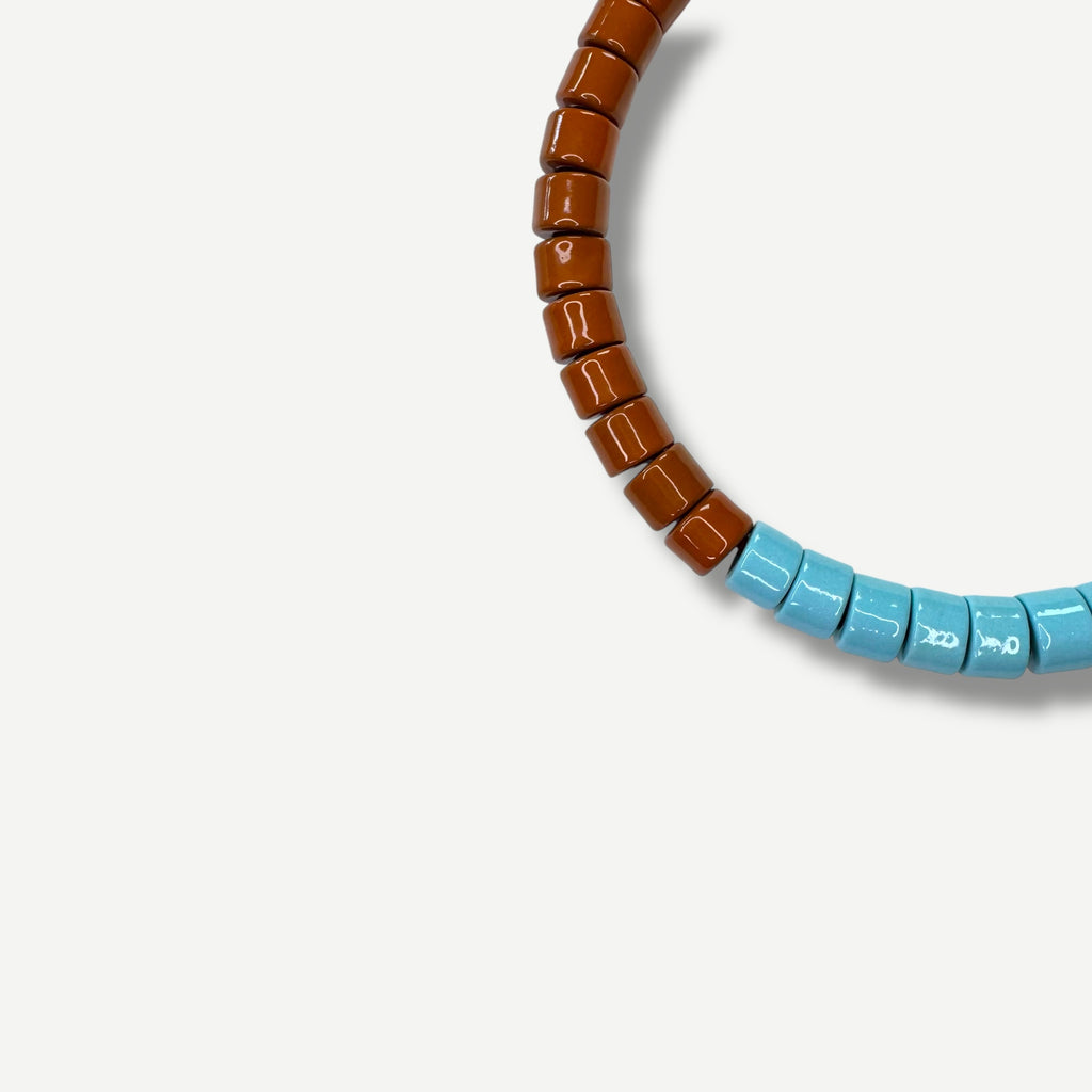 POOL & TOFFEE SPLIT CANDY.  BEAD TWO.