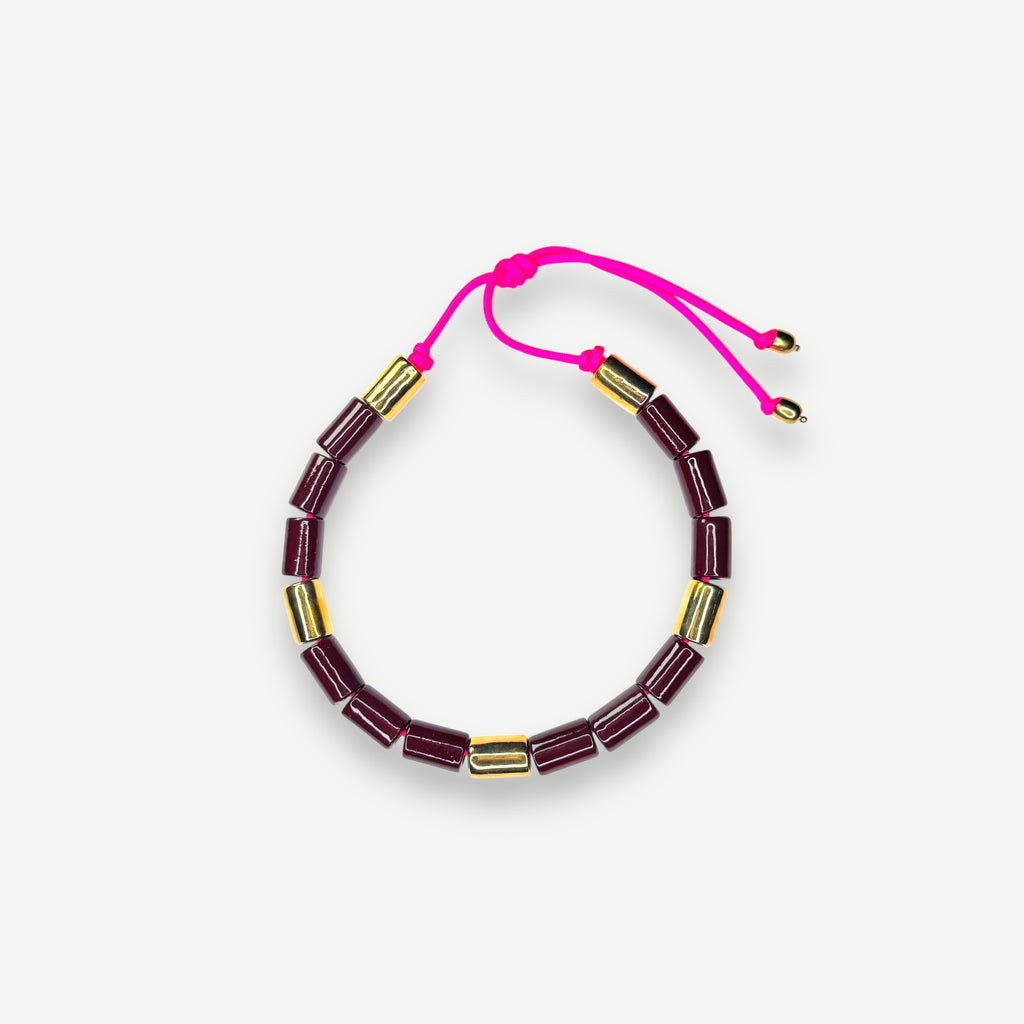 WALNUT & KARAT CANDY.  BEAD FIVE.