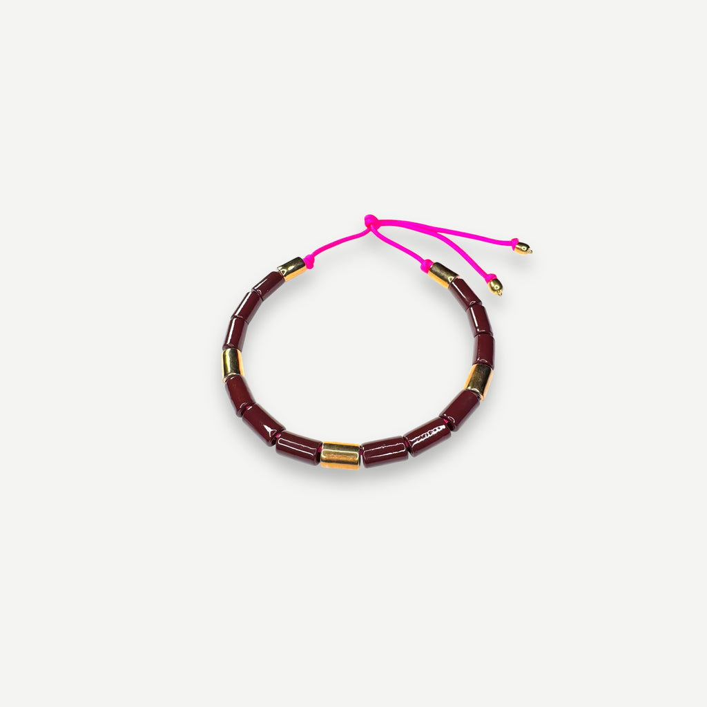 WALNUT & KARAT CANDY.  BEAD FOUR.