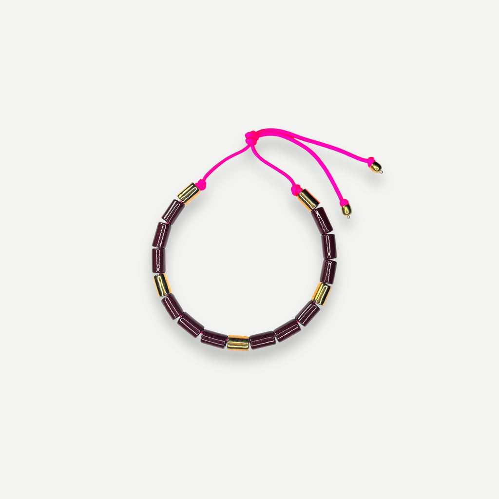 WALNUT & KARAT CANDY.  BEAD FOUR.