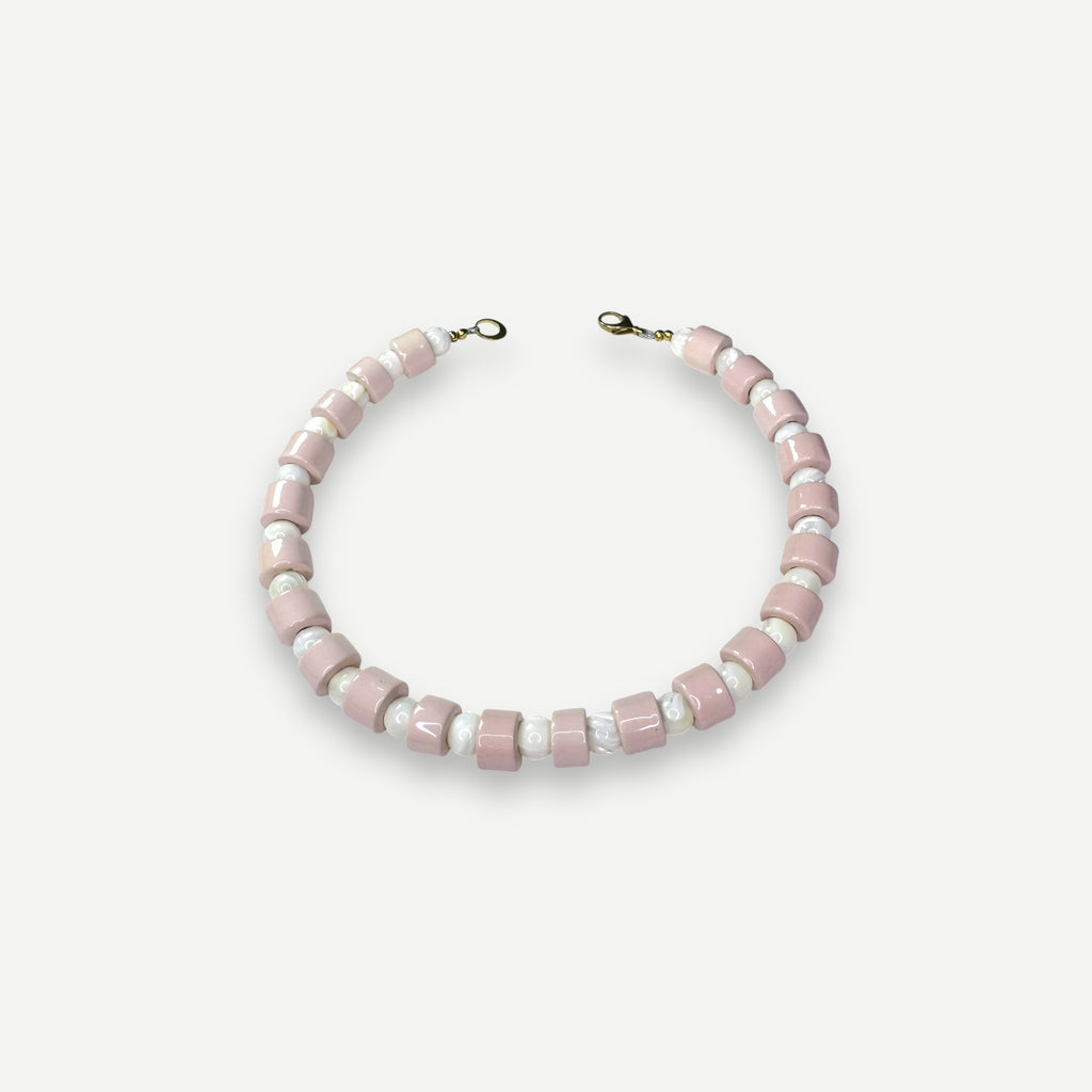 BLUSH & MOTHER OF PEARL SUNDRY.  BEAD TWO.