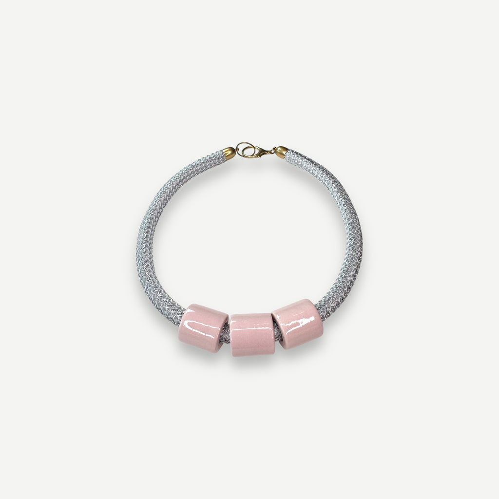 BLUSH GIANT CANDY.  BEAD SIX.